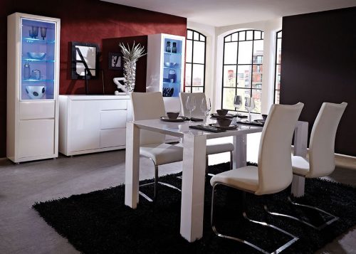 Comedores blancos 40 fotos y combinaciones con otros colores