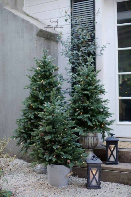 Decoración navideña para jardines y patios 40 fotos e ideas