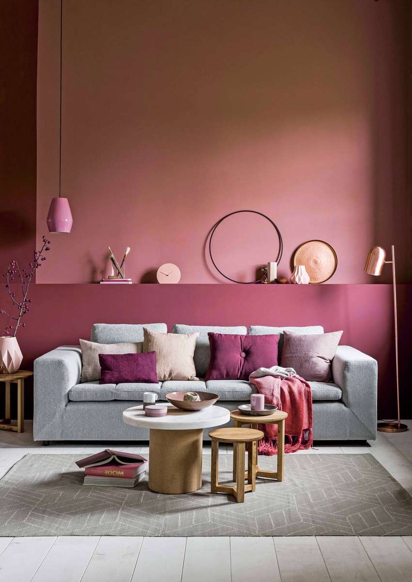 Decoración monocromática, distintos tonos de un mismo color