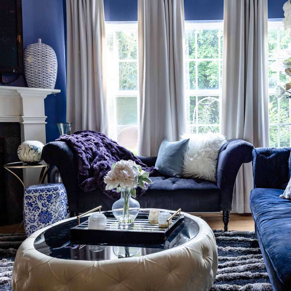 Decoración monocromática, distintos tonos de un mismo color