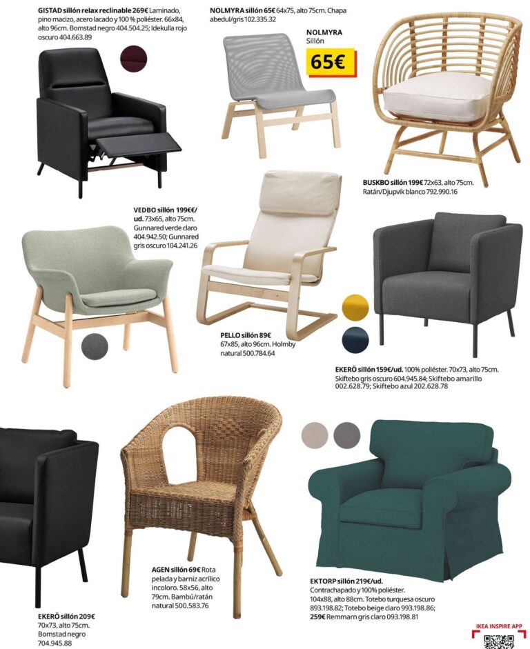 GISTAD sillón relax reclinable, Idekulla rojo oscuro - IKEA