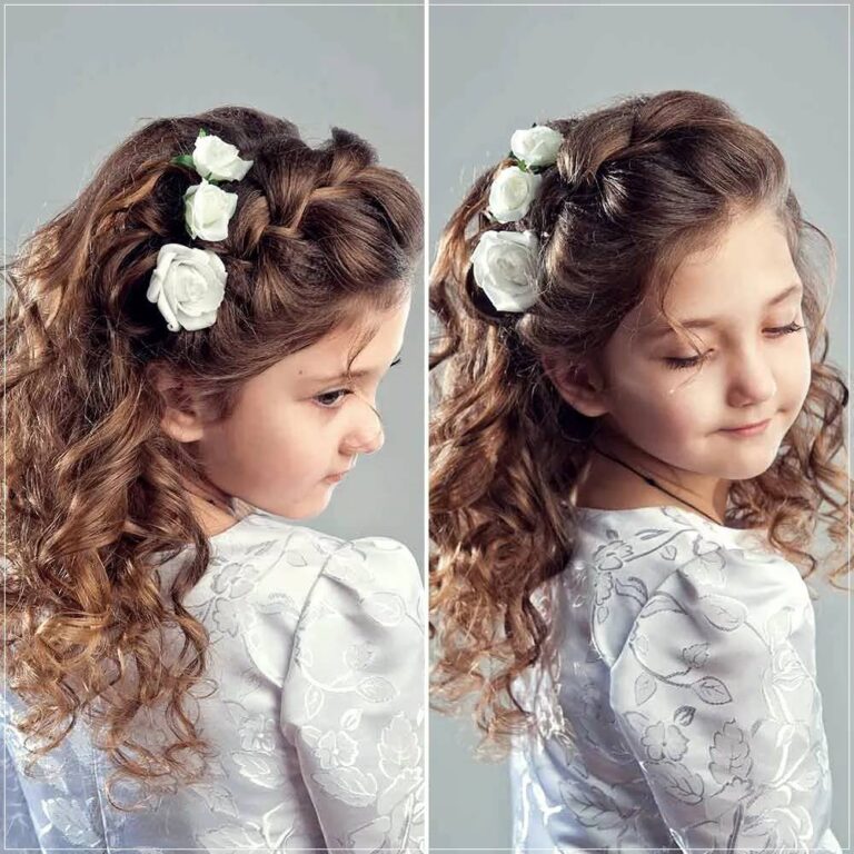 Peinados fáciles y elegantes para niñas en ocasiones especiales y fiestas