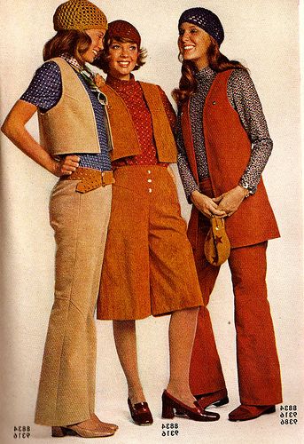 de los años 70 - ropa mujeres |