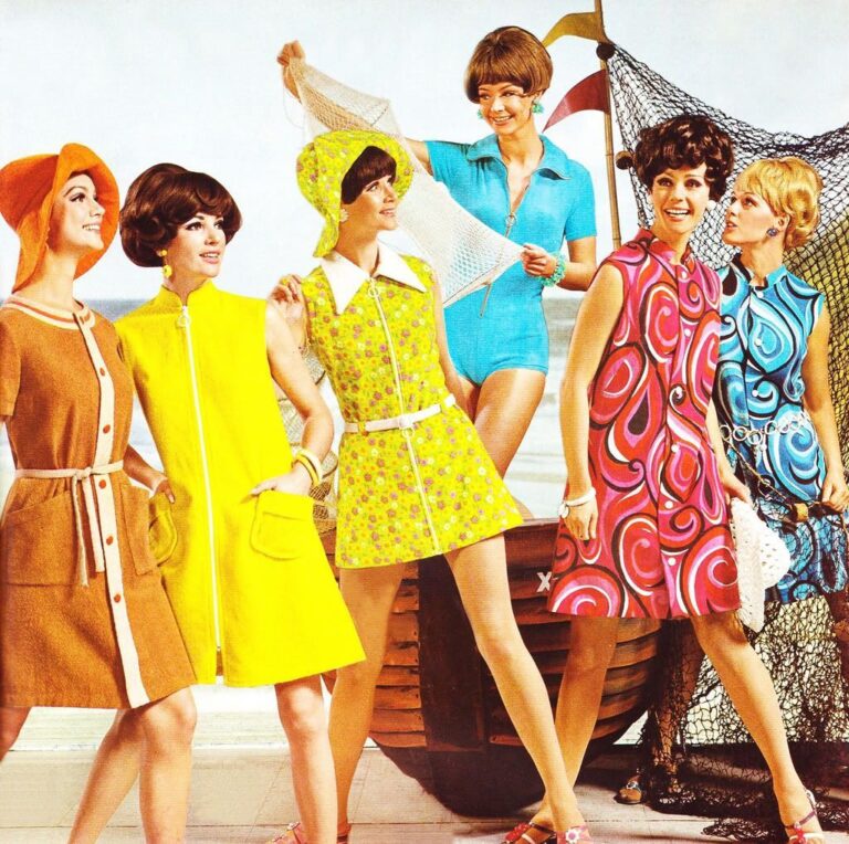 Moda de los 60 - vestimenta de las mujeres